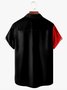 Hardaddy Valentine Day Shirts For Men Valentine's Day Chest Pocket Short Sleeve Casual Shirt