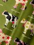 Animal Chest Pocket Short Sleeve Hawaiian Shirt By Andreea Dumuta