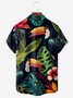 Moisture-wicking Toucan Chest Pocket Hawaiian Shirt