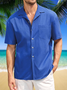 Hardaddy Cotton Plain Striped Casual Shirt