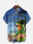 Moisture-Wicking Seaside Vacation Parrot Hawaiian Shirt