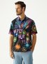 Hardaddy New Year Chest Pocket Short Sleeve Casual Shirt