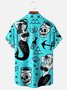 Hardaddy Mermaid Chest Pocket Short Sleeve Hawaiian Shirt