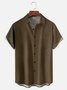 Hardaddy Gradient Color Chest Pocket Short Sleeve Casual Shirt