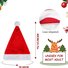 Fluffy Red Santa Hats Set with Plush Brim and Liner for Adults Men Women Kids - Christmas, New Year Party Supplies & Gifts