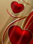 Hardaddy St Valentine‘s Day Heart Chest Pocket Short Sleeve Shirt