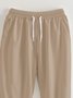 Moisture Wicking Solid Color Casual Pants