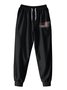 Moisture Wicking Solid American Flag Casual Pants