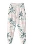 Moisture Wicking Coconut Tree Casual Pants