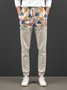 Moisture wicking Plants Coconut Tree Casual Pants