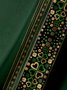 Moisture-wicking St. Patrick's Day Four Leaf Clover Stripe Chest Pocket Bowling Shirt