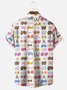 Moisture-wicking Art Boobs Chest Pocket Casual Shirt
