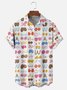 Moisture-wicking Art Boobs Chest Pocket Casual Shirt