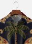 Moisture-wicking Classic Retro Art Leopard Print Avant-garde Chest Pocket Hawaiian Shirt