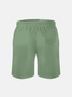 Men's Swim Trunks Hawaiian Tropical Palm Tree Beach Shorts with Pockets