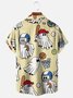 Moisture-wicking Ghost Football Baseball Football Fun Chest Pocket Casual Shirt