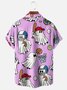 Moisture-wicking Ghost Football Baseball Football Fun Chest Pocket Casual Shirt