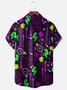 Moisture-wicking Robot Fun Smart Lightning Chest Pocket Casual Shirt