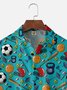 Moisture-wicking Football Baseball Rugby Fun Chest Pocket Casual Shirt