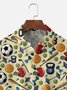 Moisture-wicking Football Baseball Rugby Fun Chest Pocket Casual Shirt