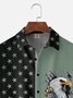 Hardaddy Moisture-wicking Memorial Day American Flag American Eagle Chest Pocket Casual Shirt