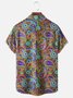 Moisture Wicking Paisley Chest Pocket Hawaiian Shirt
