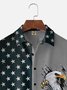 Hardaddy Moisture-wicking Memorial Day American Flag American Eagle Chest Pocket Casual Shirt