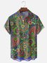 Moisture Wicking Paisley Chest Pocket Hawaiian Shirt
