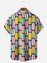 Moisture Wicking Hot Dog Chest Pocket Hawaiian Shirt