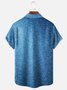 Moisture Wicking Abstract Textured Chest Pocket Hawaiian Shirt