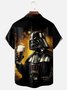 Moisture-wicking Fun Star Beer Wars Chest Pocket Casual Shirt