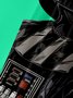 Moisture Wicking Star Robot Chest Pocket Hawaiian Shirt