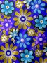 Moisture Wicking Floral Chest Pocket Hawaiian Shirt