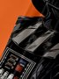 Moisture Wicking Star Robot Chest Pocket Hawaiian Shirt