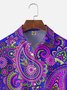 Moisture Wicking Paisley Chest Pocket Hawaiian Shirt