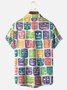 Moisture-wicking Tiki Chest Pocket Hawaiian Shirt