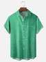 Moisture Wicking Abstract Textured Chest Pocket Hawaiian Shirt