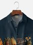 Moisture-wicking Tiki Chest Pocket Hawaiian Shirt