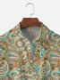 Moisture Wicking Paisley Chest Pocket Hawaiian Shirt