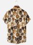 Moisture-wicking Tiki Chest Pocket Hawaiian Shirt