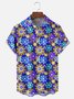 Moisture Wicking Floral Chest Pocket Hawaiian Shirt