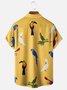 Moisture Wicking Parrot Toucan Chest Pocket Hawaiian Shirt