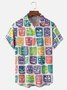 Moisture-wicking Tiki Chest Pocket Hawaiian Shirt