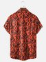Moisture Wicking Burning Man Chest Pocket Hawaiian Shirt