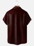 Moisture Wicking Canada Day Maple Leaf Chest Pocket Bowling Shirt