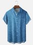 Moisture Wicking Abstract Textured Chest Pocket Hawaiian Shirt