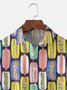 Moisture Wicking Hot Dog Chest Pocket Hawaiian Shirt