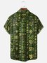 Moisture-wicking Tiki Chest Pocket Hawaiian Shirt