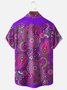 Moisture Wicking Paisley Chest Pocket Hawaiian Shirt