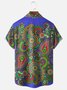 Moisture Wicking Paisley Chest Pocket Hawaiian Shirt